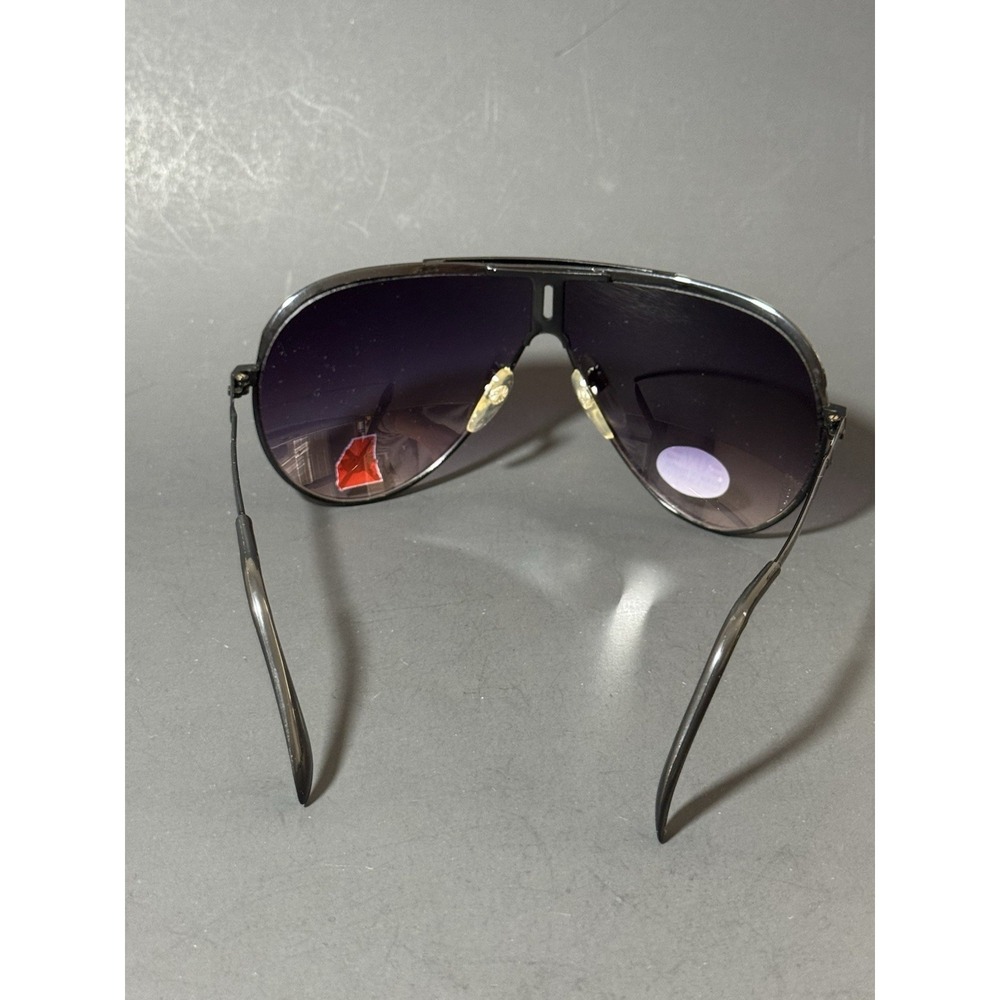 Vintage Peach State Georgia Black Framed Aviator Sunglasses UV100 - Picture 3 of 16